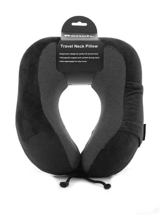 Bench Black Memory Foam Deluxe Travel Pillow