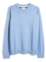 Farah Stern Crew Neck LS Light Blue Marl Sweater