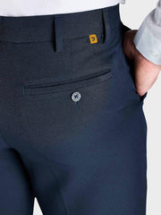 Farah Oak 4 Way STR Twill Navy Trouser