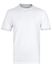 Farah Liverpool Honeycomb Off White T-shirt