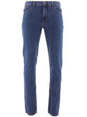 Farah Mid Blue Murray Five Pocket Jean