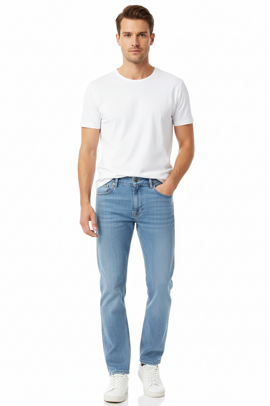 Farah Pale Blue Darwood Jeans