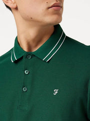 Farah GYP Honeycomb Power Hides Green Polo
