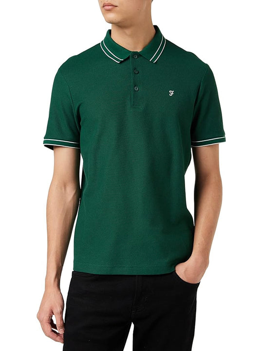 Farah GYP Honeycomb Power Hides Green Polo