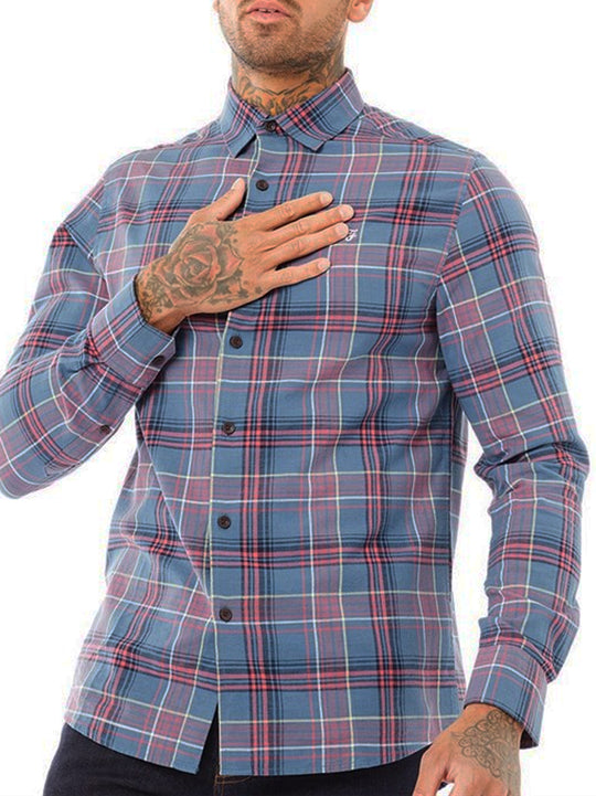 Farah Allison LS Check Spruce Shirt