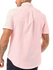 Farah Drayton SS BD SOL F1 Pastel Pink Shirt