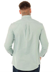 Farah Drayton LS BD SOL F1 Pastel Green Shirt