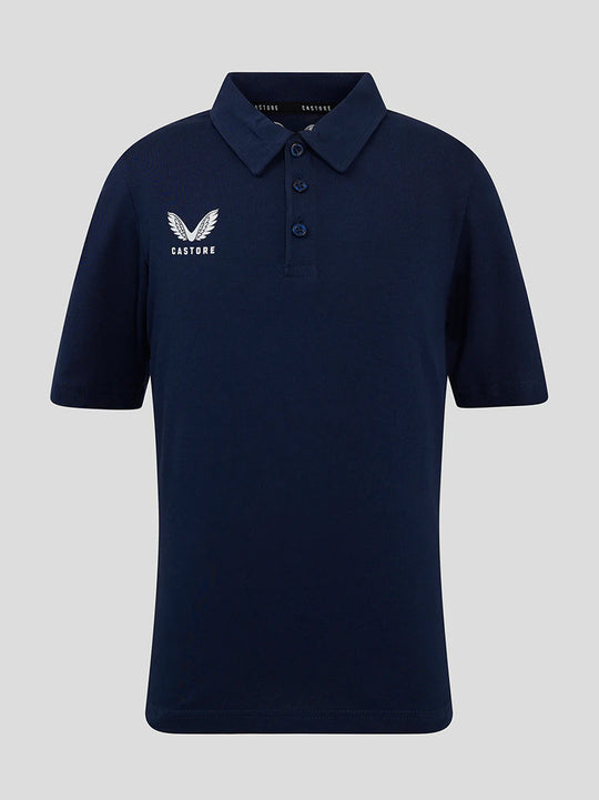 Castore Juniors Short Sleeve Black Polo