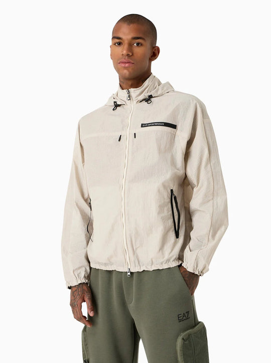 EA7 Mens Rainy Day Lightweight Logo Jacket