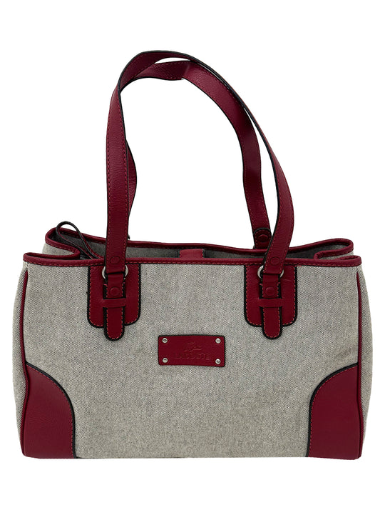 Lacoste Beige Horiz Tote Bag