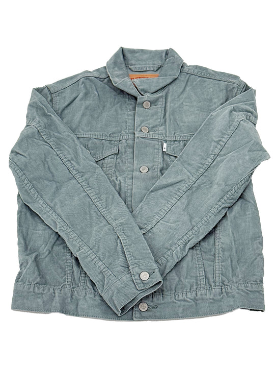 Levi Mens Light Green Trucker Jacket