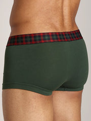 2(x)ist Mountain View Green One No-Show Trunk