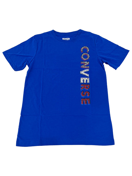 Converse Kids Blue Geometric Tee