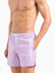 Emporio Armani Mens Wisteria Beach Crinkle Swim Short