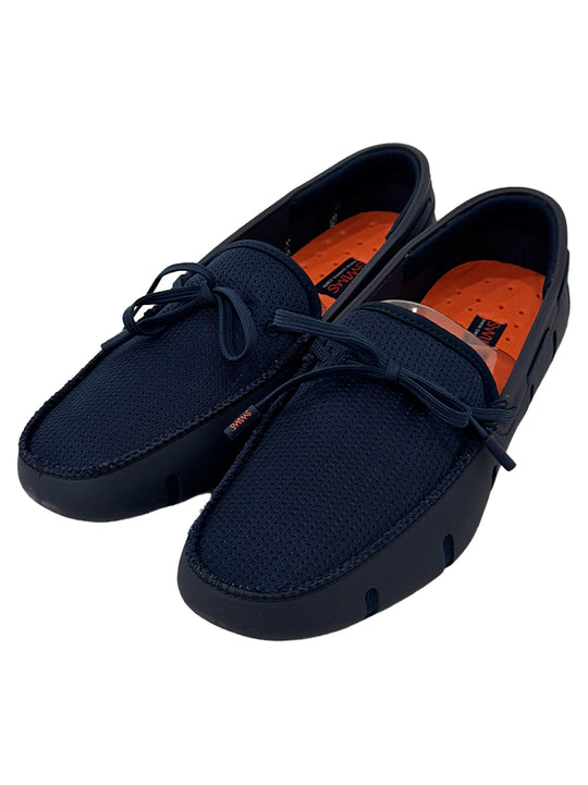 Swims Navy Lace Loafer