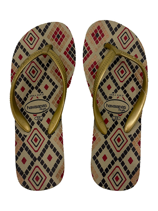 Havaianas Grey High Light Flip Flops