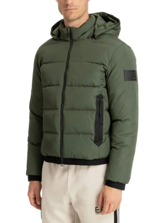 EA7 Mens Duffel Bag Down Puffer Jacket