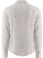 Armani Jeans Mens White Long Sleeve Shirt