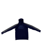 Mens Kappa Navy 222 Banda Hurtado Hooded Sweatshirt