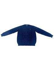 Gant Navy Light Weight Cotton V-Neck