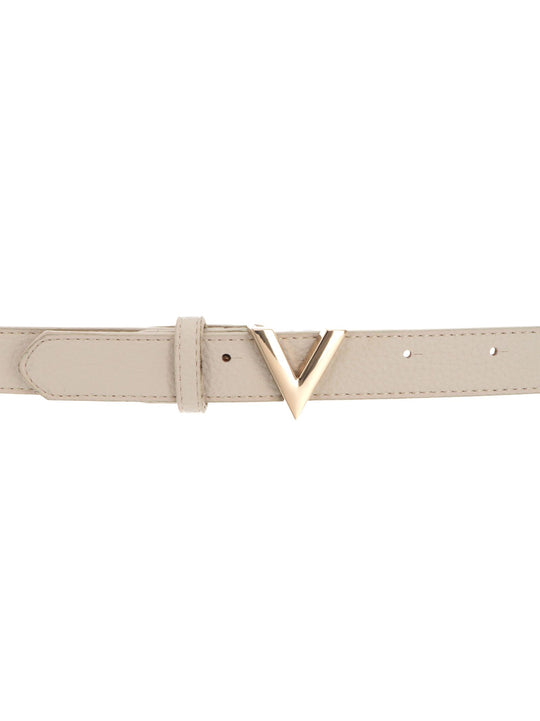 Valentino Beige Patent Forever Belt