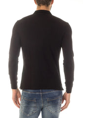 Armani Mens Black Polo Shirt