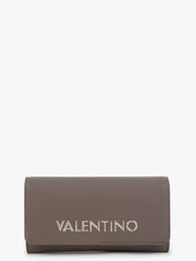 Valentino Olive Taupe Trifold Wallet
