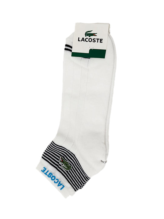 Lacoste White Black TRA Socks