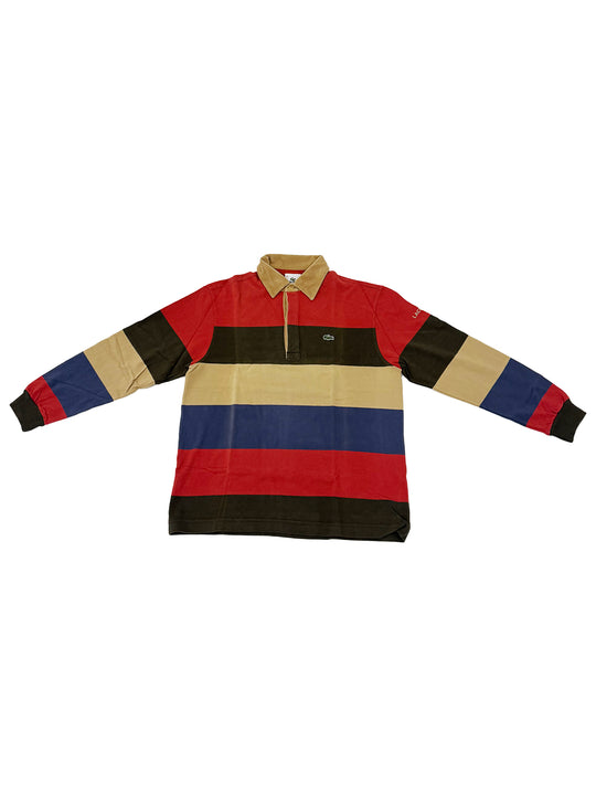 Lacoste Orange Croc Logo Polo Shirt