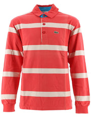 Lacoste Orange Long Sleeves Polo Shirt