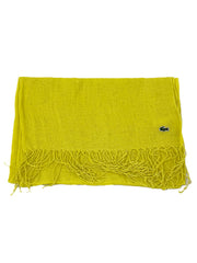 Lacoste Yellow Logo Scarf