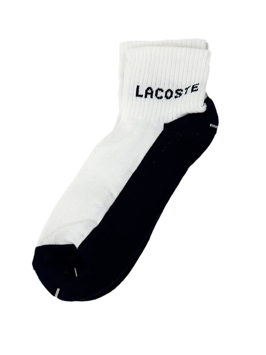 Lacoste White Navy Socks