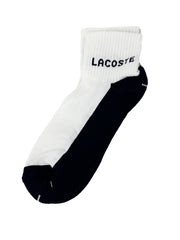 Lacoste White Navy Socks
