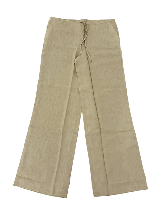 Lacoste Beige Logo Regular Fit Croco Trousers