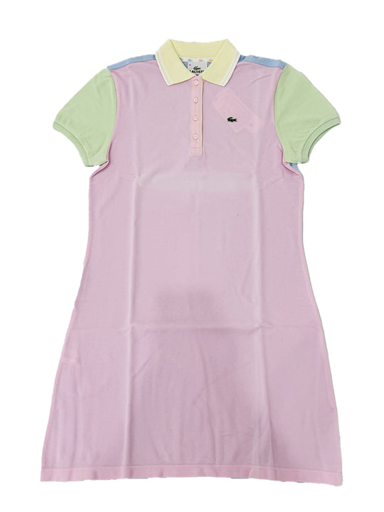 Lacoste Pink Regular Fit Polo Dress