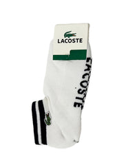 Lacoste White Black CAM Socks