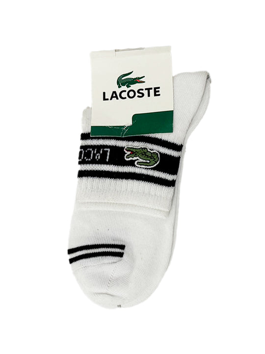 Lacoste White Black TRA Socks
