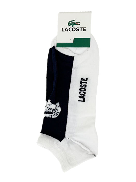 Lacoste White Navy Socks
