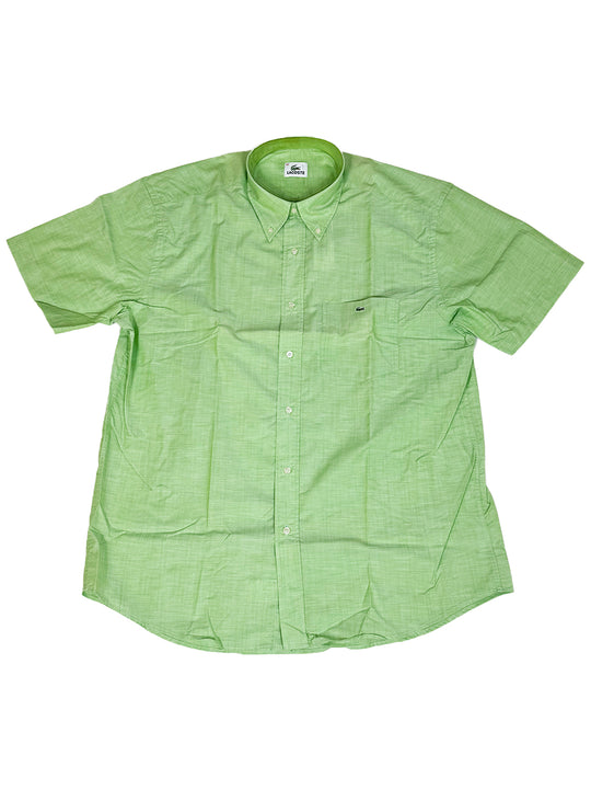Lacoste Light Green Short Sleeve Cotton Shirt