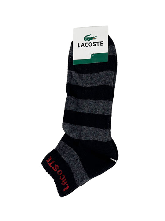 Lacoste Black Grey POR Socks