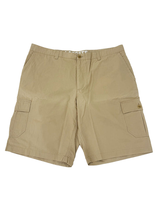 Lacoste Beige Logo Croco Shorts