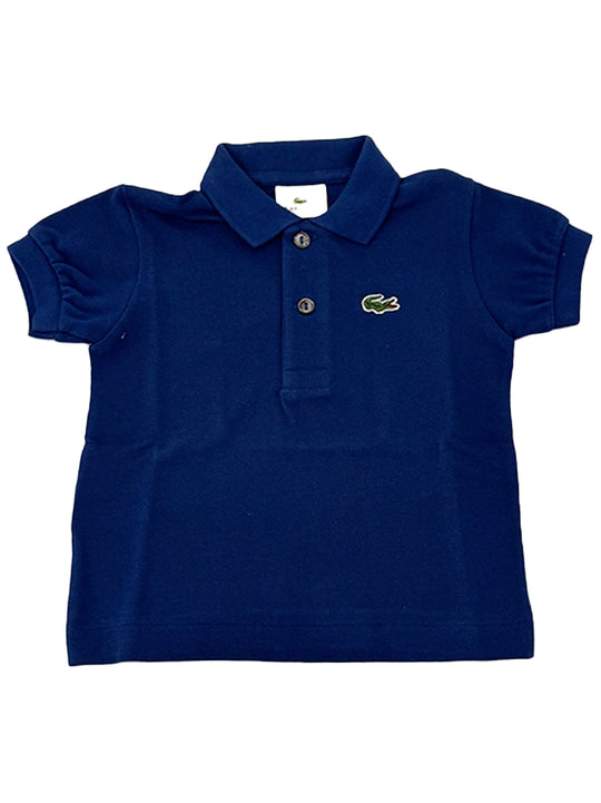 Lacoste Navy Logo Cotton Polo Shirt
