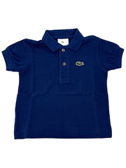Lacoste Navy Logo Cotton Polo Shirt
