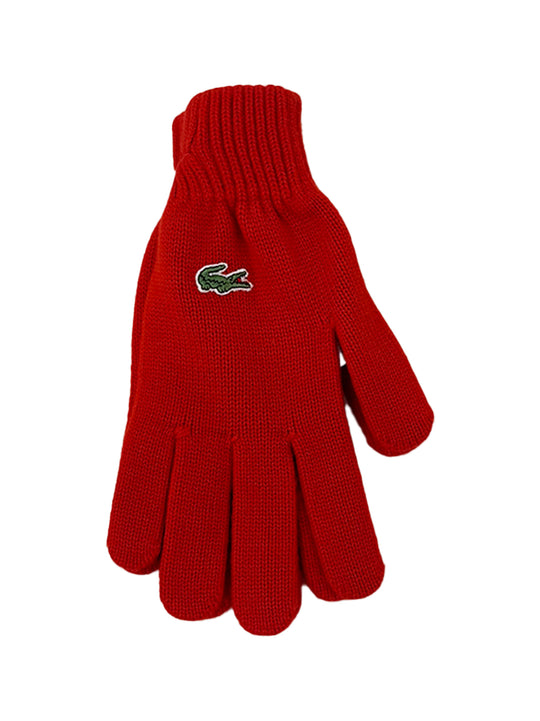 Lacoste Red Gloves