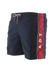Lacoste Black/red ESS Swim Shorts
