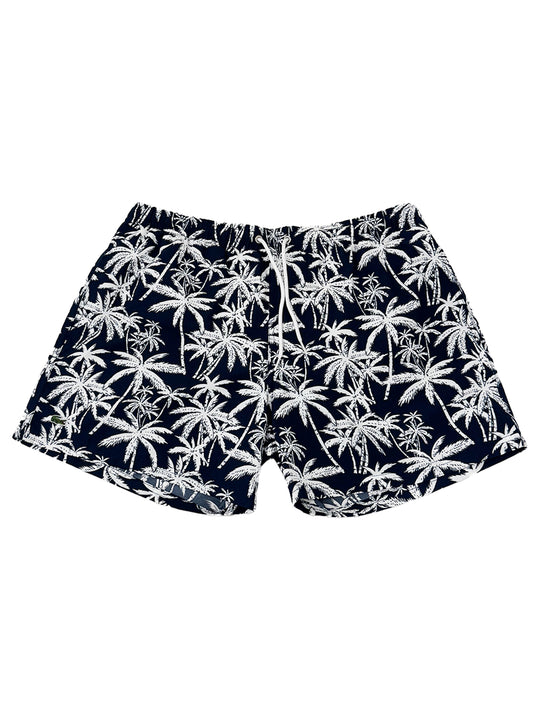 Lacoste Black/white ESS Swim Shorts