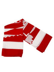 Lacoste Red White  Scarf