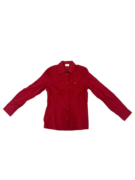 Lacoste Red Regular Fit Button Shirt