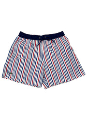 Lacoste Blue White Red ESS Swim Shorts