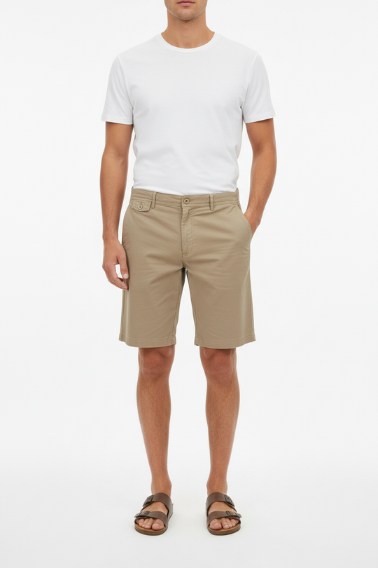 Lacoste Beige ESS Shorts